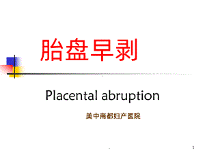 -胎盘早剥PPT课件.ppt