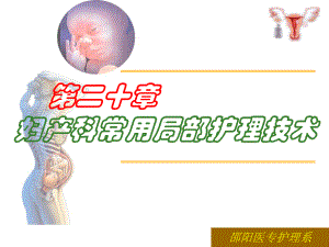 [医学]第二十章妇产科常用局部护理技术课件.ppt