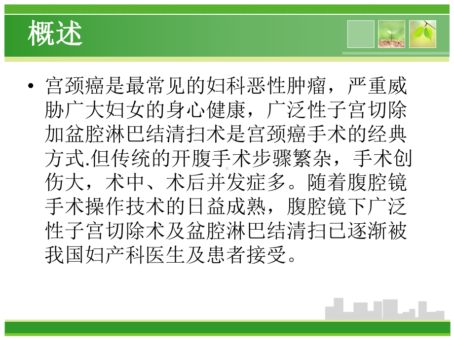 医学腹腔镜下广泛子宫切除及盆腔淋巴结清扫术的手术课件.ppt_第2页