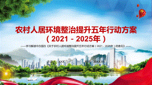 全文解读中办国办《关于农村人居环境整治提升五年行动方案（2021－2025年）的意见》PPT素材.pptx