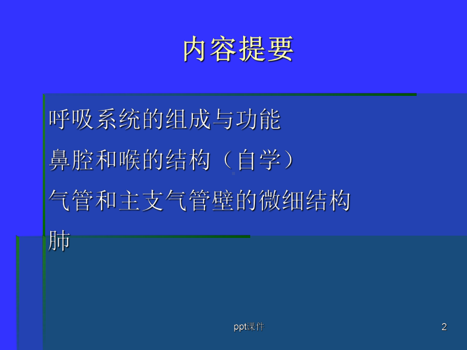 组织学与胚胎学-呼吸系统-ppt课件.ppt_第2页