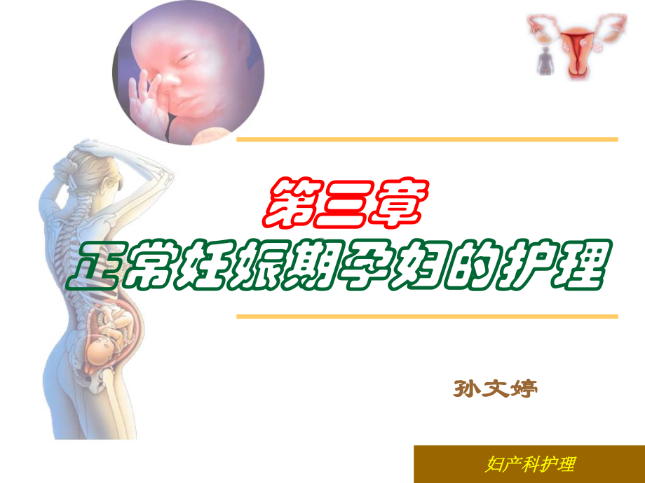 第三章正常妊娠期孕妇的护理课件.ppt_第1页