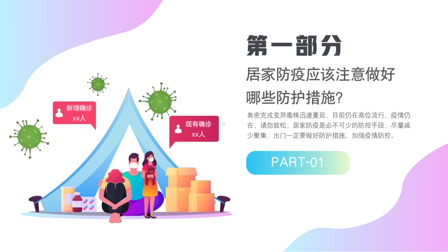 新冠疫情居家防疫知识普及如何安心地宅在家PPT课件（带内容）.pptx_第3页