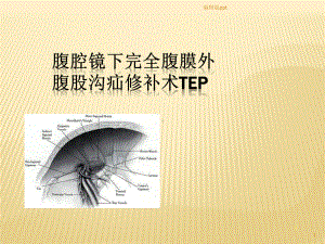 腹腔镜下完全腹膜外腹股沟疝修补术课件.pptx