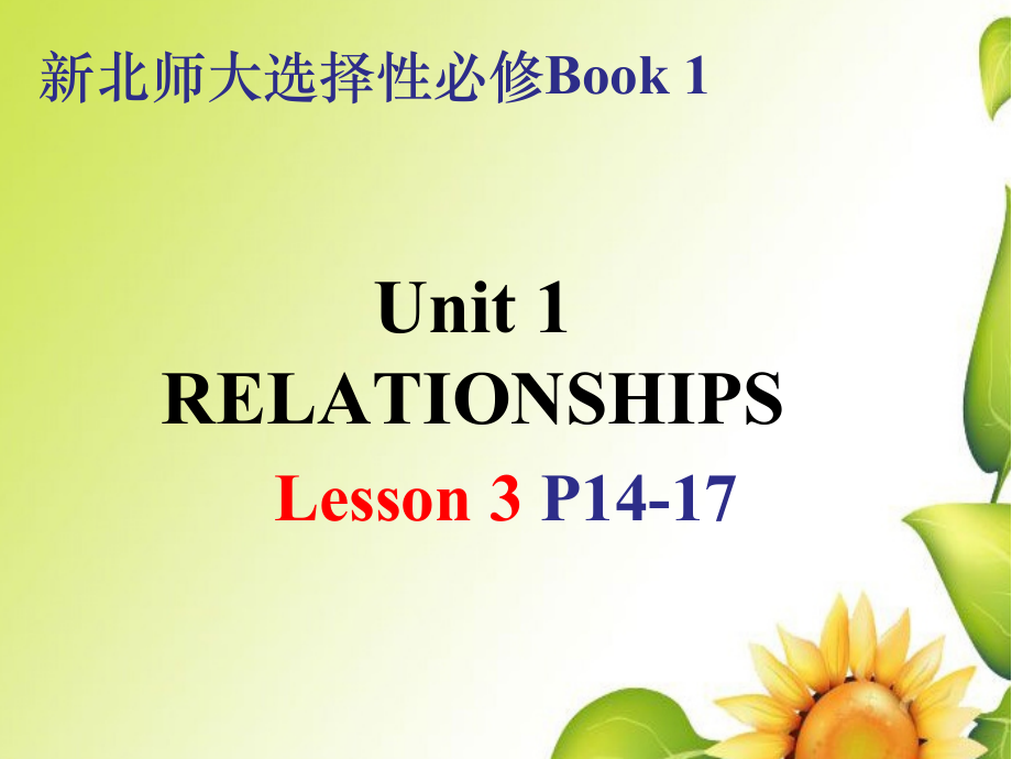 Unit 1 Lesson 3 ppt课件（含音频）-（2022）新北师大版高中英语选择性必修第一册.rar