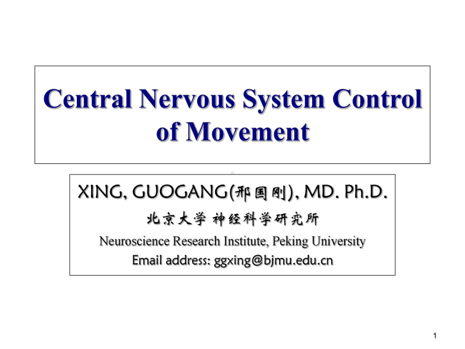 神经生物学课件7神经系统对运动的调节PPT.ppt_第1页