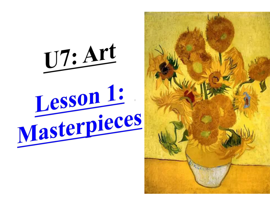 Unit 7 Lesson 1 Masterpieces ppt课件（2022）新北师大版高中英语必修第三册.pptx_第1页