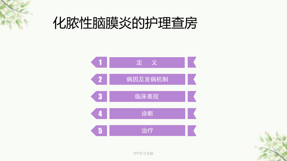 化脓性脑膜炎的护理查房ppt课件1.ppt_第2页