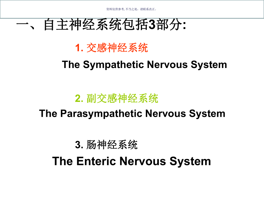 自主神经系统的结构和机能课件.ppt_第1页