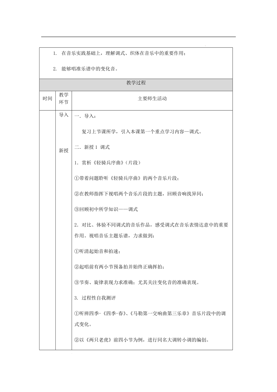 第一单元 学会聆听（第2课时）教案-（2019）新人音版《高中音乐》必修 音乐借鉴.docx_第2页