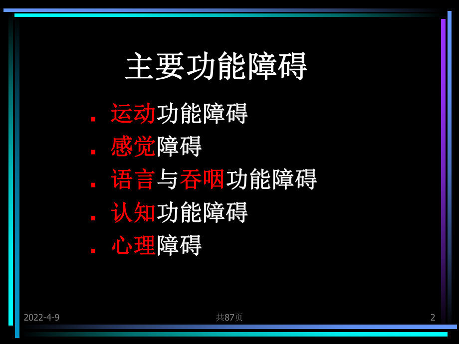 脑卒中的功能障碍与康复治疗1课件.ppt_第2页