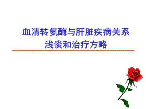 转氨酶与肝脏疾病PPT课件.ppt