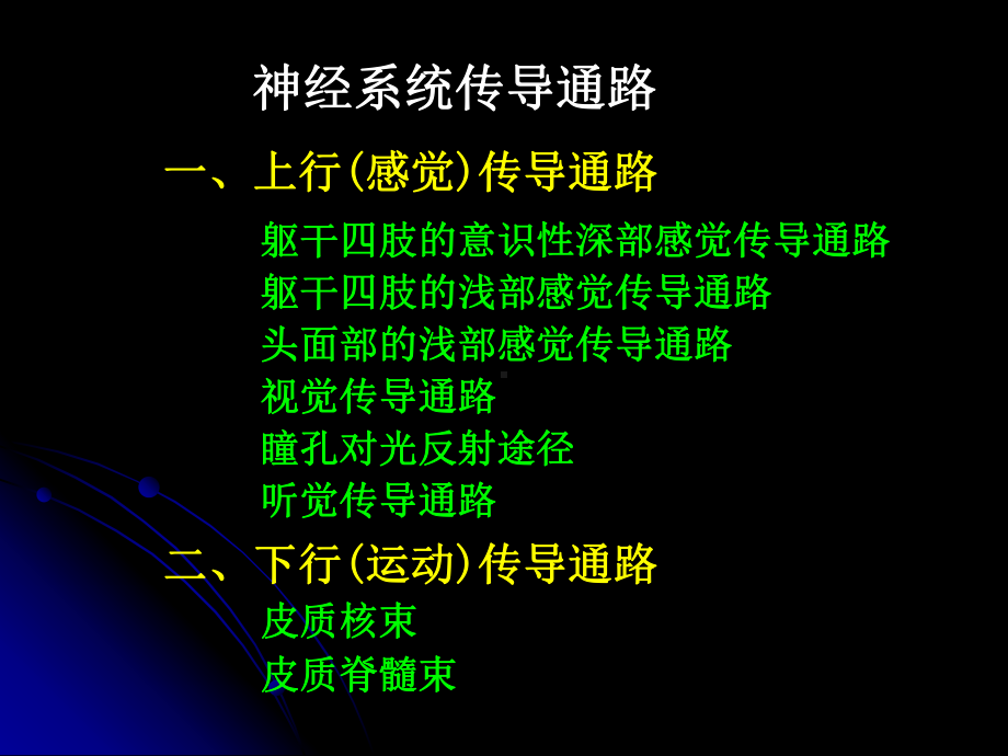 人体解剖学-神经系统传导通路-PPT课件.ppt_第1页