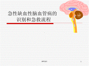 急性脑卒中的识别救治-ppt课件.ppt