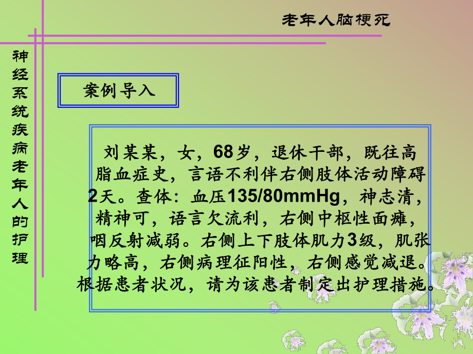 神经系统常见疾病老年人护理课件.ppt_第2页