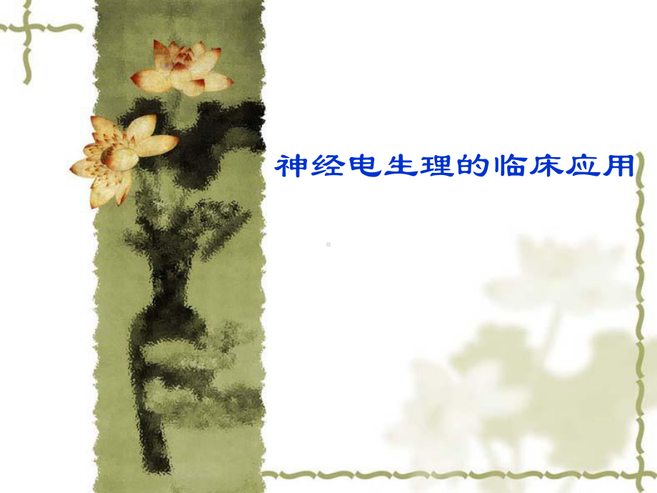 神经电生理的临床应用课件.ppt_第1页