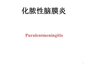 化脓性脑膜炎1课件.ppt