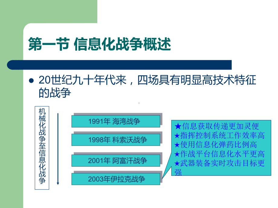 大学生军训教程军事理论信息化战争教育图文PPT课件模板.ppt_第2页