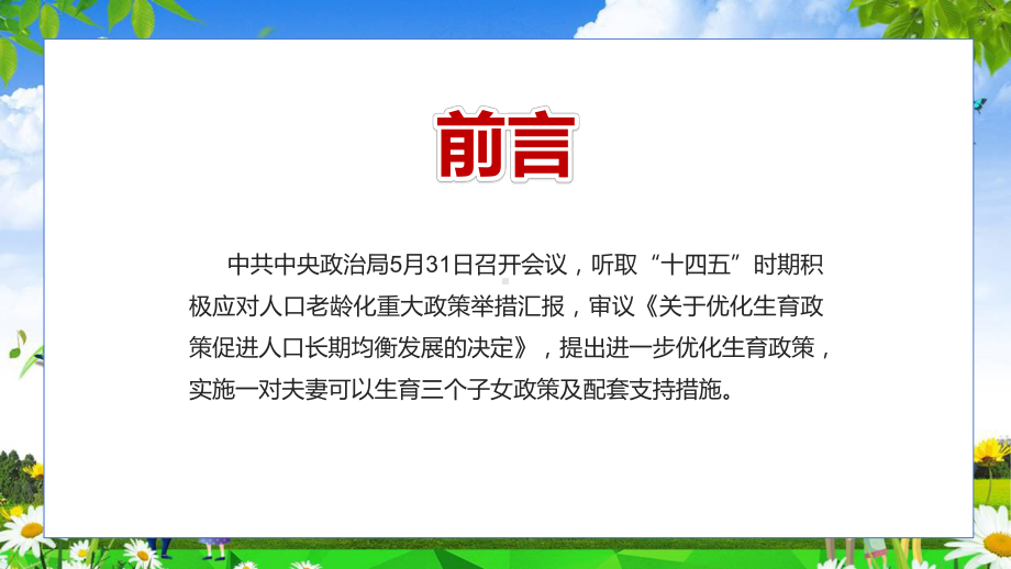 学习解读三孩生育政策教育图文PPT课件模板.pptx_第2页