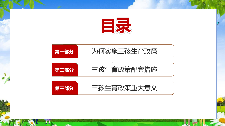 学习解读三孩生育政策教育图文PPT课件模板.pptx_第3页