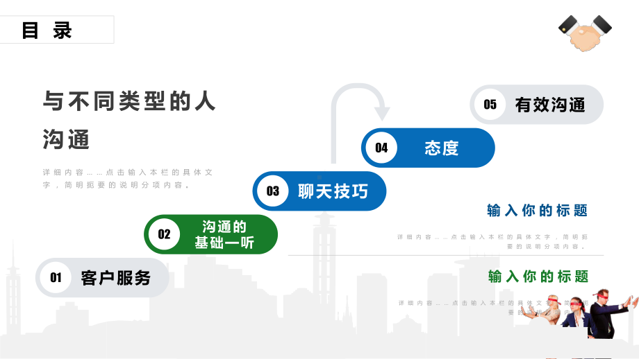 商务企业客户沟通技巧培训模析辅导图文PPT课件模板.pptx_第2页