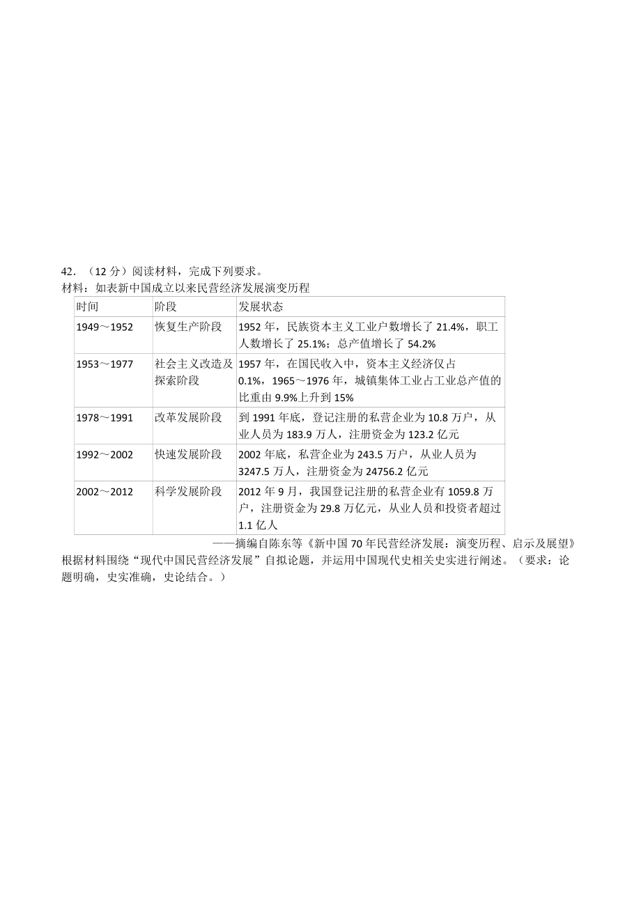 历史-2022版高三模拟题91印刷版.docx_第3页