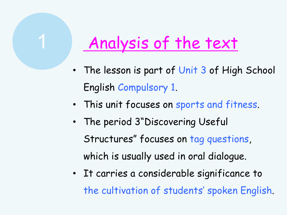 Unit 3 Discovering Useful Structures 说课稿 ppt课件-（2019）新人教版高中英语必修第一册.pptx_第3页