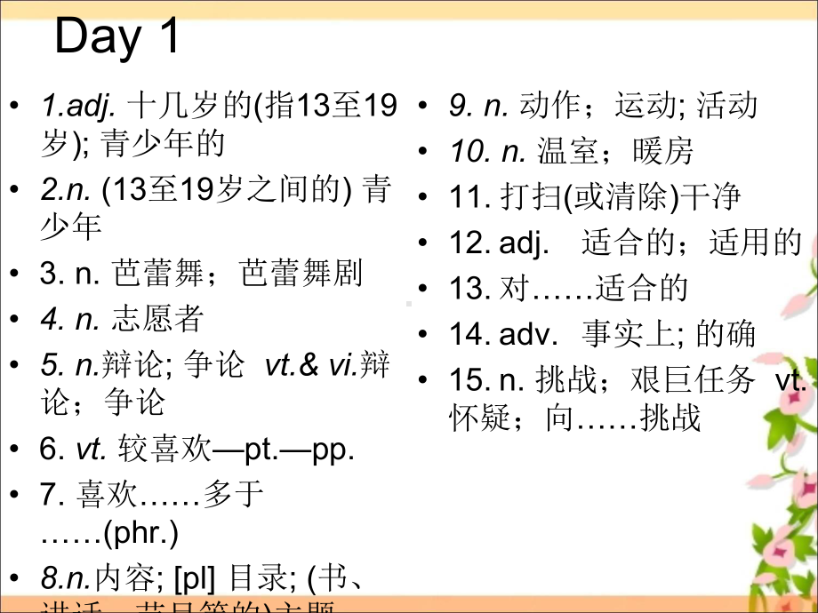 Unit 1 -Unit 5 单词默写 ppt课件-（2019）新人教版高中英语必修第一册.ppt_第2页