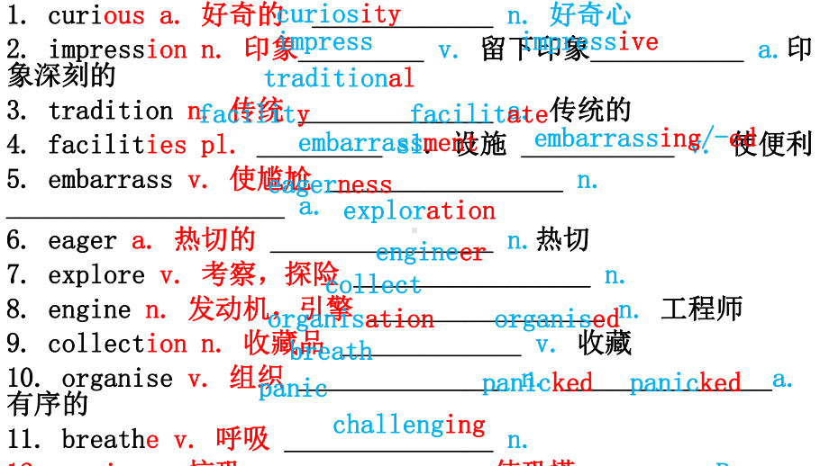 Unit 1Vocabularyppt课件-（2019）新人教版高中英语必修第一册.pptx_第2页