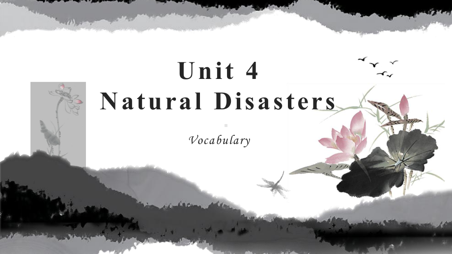 Unit 4 Natural Disasters Vocabulary汇报课 ppt课件-（2019）新人教版高中英语必修第一册.pptx_第1页