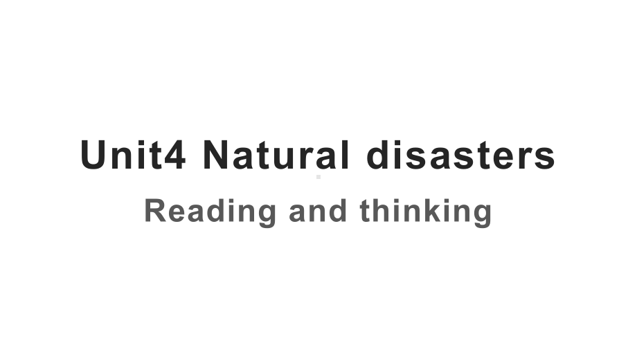 Unit 4 Reading and Thinking ppt课件-（2019）新人教版高中英语必修第一册 (3).pptx_第1页