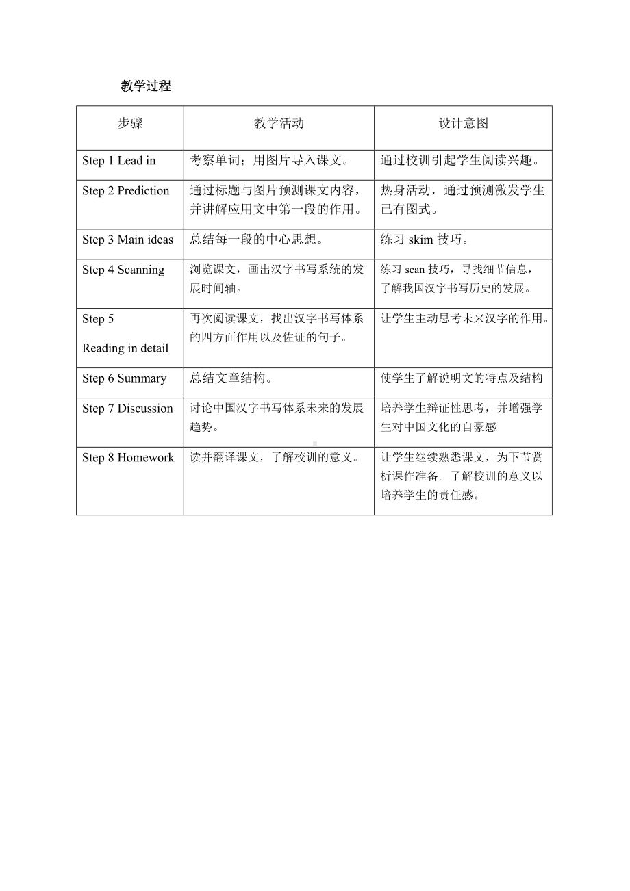 Unit 5Reading and thinking教学设计-（2019）新人教版高中英语高一必修第一册 .docx_第2页