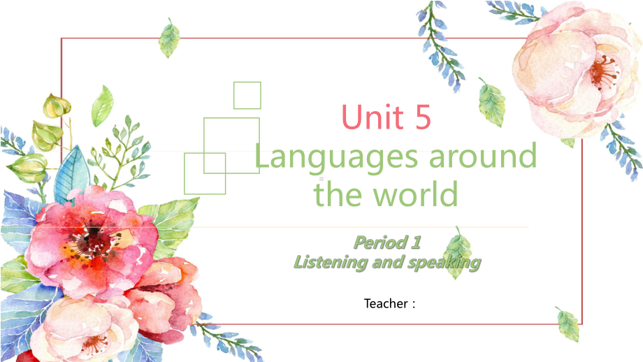 Unit 5 Listening and Speakingppt课件-（2019）新人教版高中英语必修第一册 (3).pptx_第1页