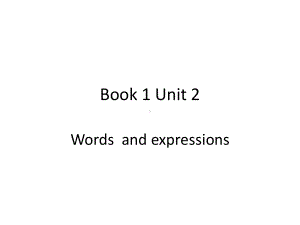 Unit 2 words单词知识点 ppt课件-（2019）新人教版高中英语必修第一册.pptx