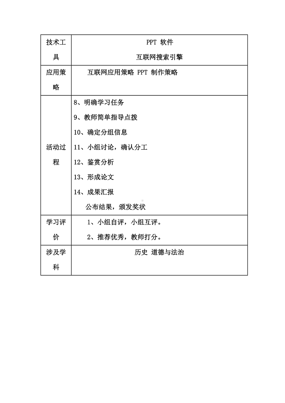 初中道德与法治-C1跨学科学习活动设计-学习活动方案+成果及点评（2.0微能力认证）.docx_第3页