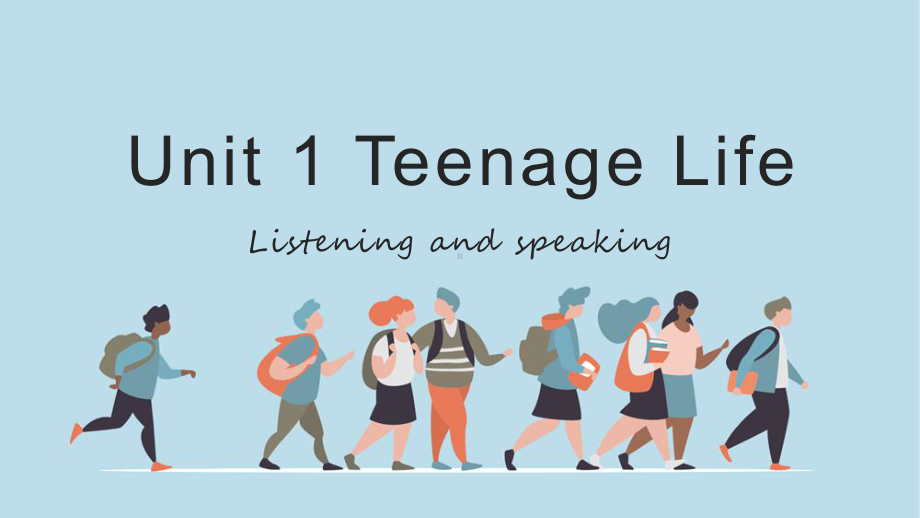 Unit 1 Listening and speaking (2) ppt课件-（2019）新人教版高中英语必修第一册.pptx_第1页