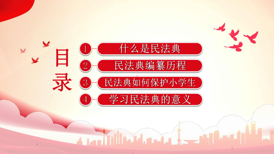 某学校民法典进学校2022美好生活民法典相伴主题班会.pptx_第3页