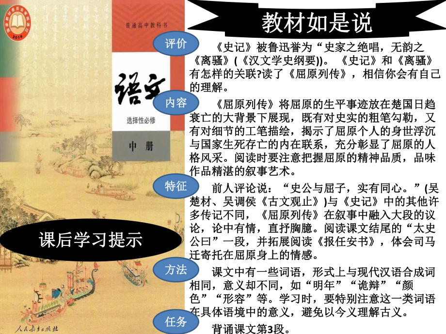 9.屈原列传 ppt课件-2022统编版高中语文选择性必修中册.pptx_第3页