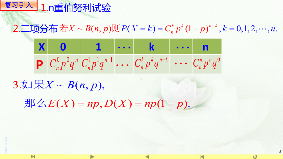 4.2超几何分布 课件高中数学人教A版（2019）选择性必修第三册.pptx_第3页