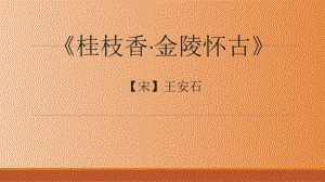 古诗词诵读《桂枝香•金陵怀古》ppt课件-2022统编版高中语文必修下册.pptx