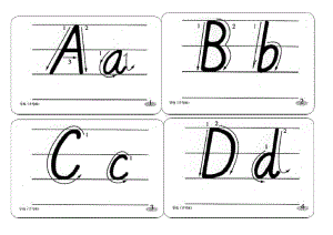 英文字母手写体.doc