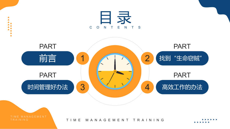 撞色时间管理知识介绍图文PPT（课件）.pptx_第2页