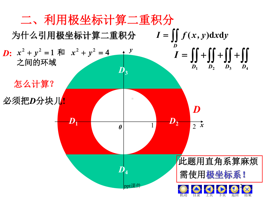 二重积分的计算(极坐标)-ppt课件.ppt_第2页