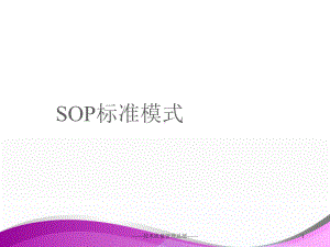 SOP标准模式-ppt课件.ppt