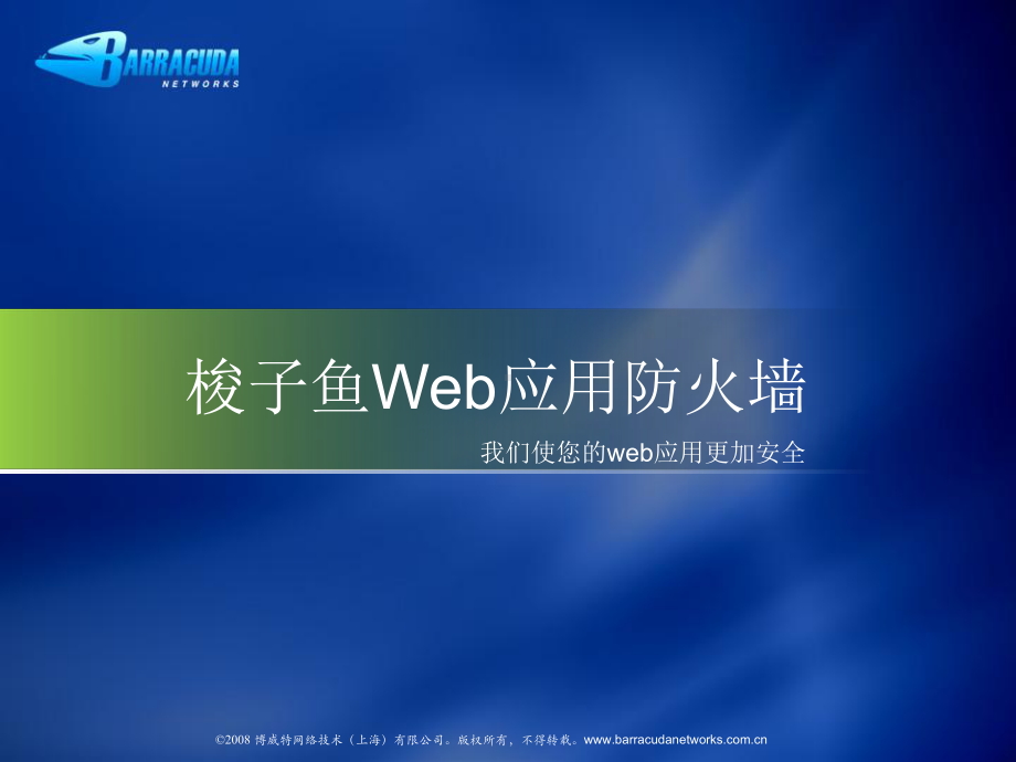 WAF技术概述ppt课件.ppt_第1页