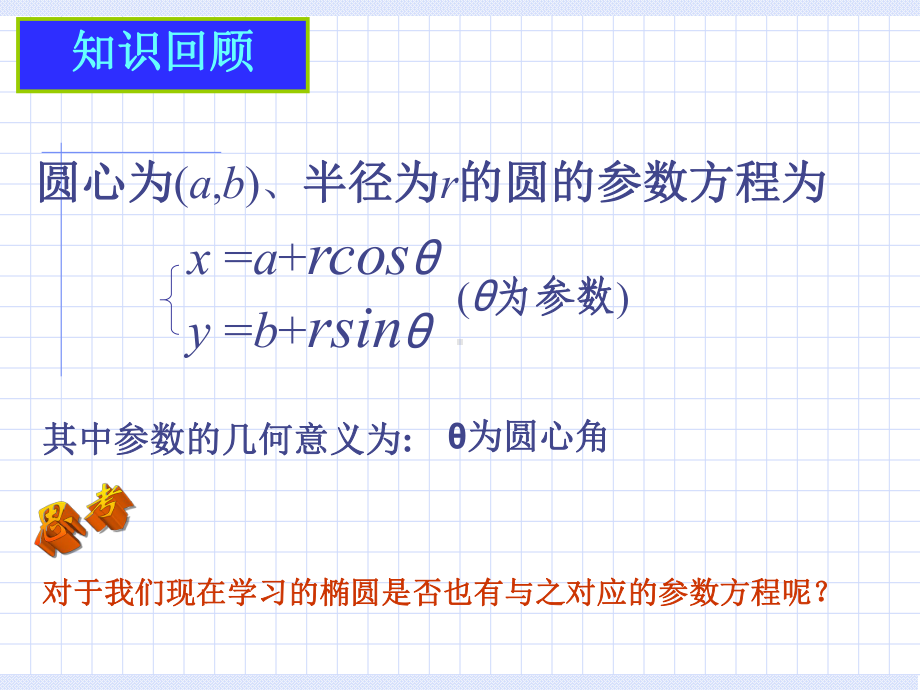 椭圆的参数方程-ppt课件.ppt_第2页