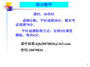 组合数学课件-第一章排列与组合讲解.ppt