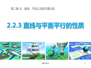 直线和平面平行的性质定理-ppt课件.ppt