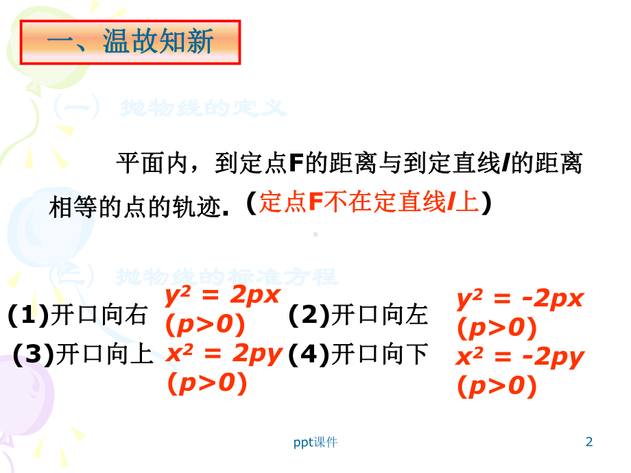 抛物线的简单几何性质-ppt课件.ppt_第2页