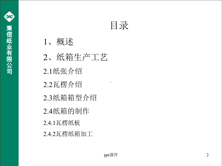 纸箱生产工艺及流程知识概述-ppt课件.ppt_第2页